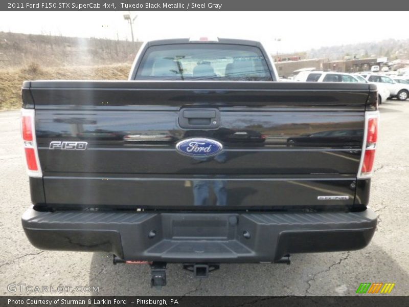 Tuxedo Black Metallic / Steel Gray 2011 Ford F150 STX SuperCab 4x4