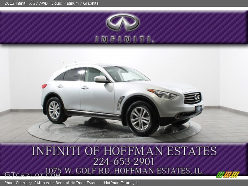 Liquid Platinum / Graphite 2013 Infiniti FX 37 AWD