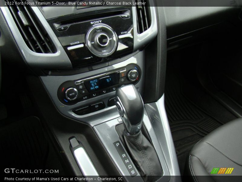 Blue Candy Metallic / Charcoal Black Leather 2012 Ford Focus Titanium 5-Door