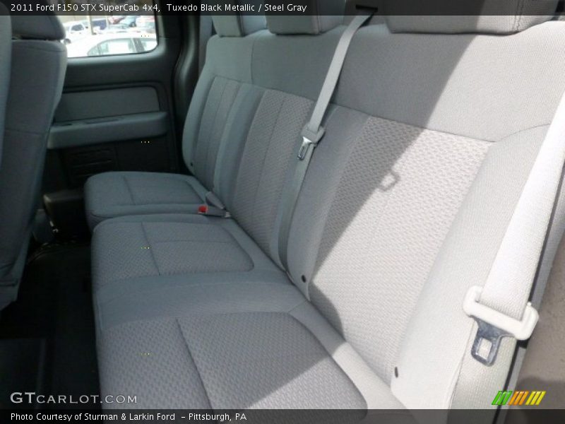 Tuxedo Black Metallic / Steel Gray 2011 Ford F150 STX SuperCab 4x4