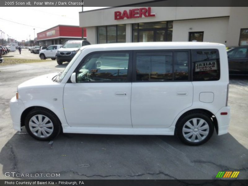 Polar White / Dark Charcoal 2005 Scion xB