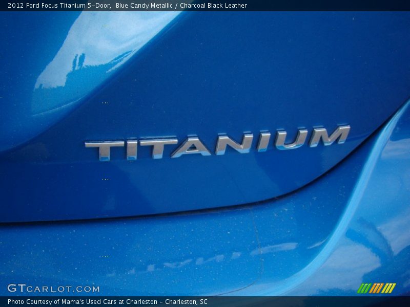 Blue Candy Metallic / Charcoal Black Leather 2012 Ford Focus Titanium 5-Door