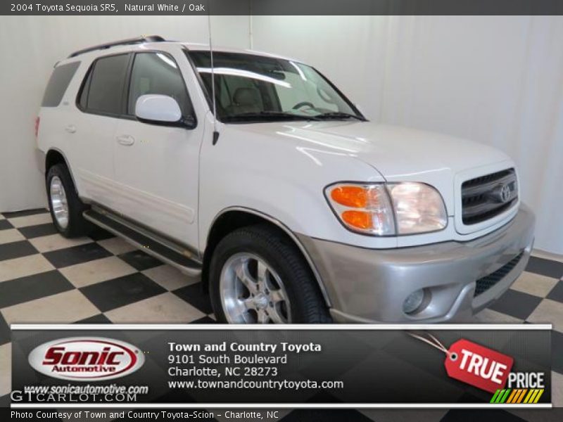 Natural White / Oak 2004 Toyota Sequoia SR5