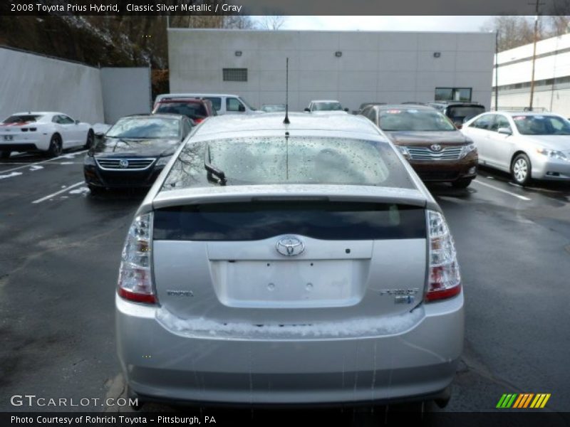 Classic Silver Metallic / Gray 2008 Toyota Prius Hybrid