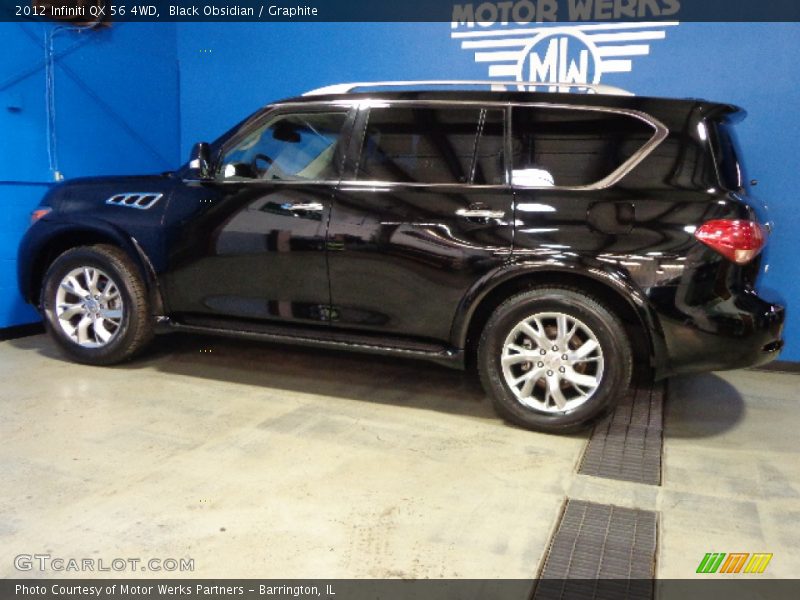Black Obsidian / Graphite 2012 Infiniti QX 56 4WD