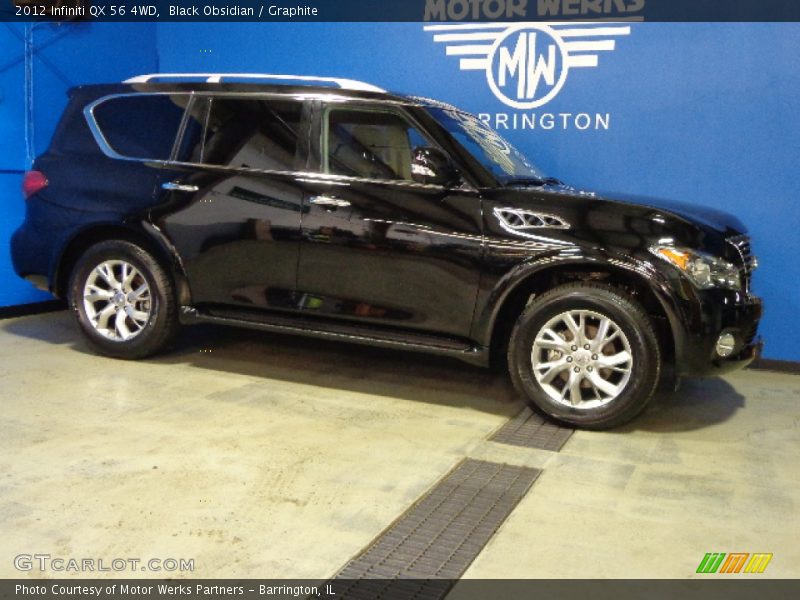 Black Obsidian / Graphite 2012 Infiniti QX 56 4WD