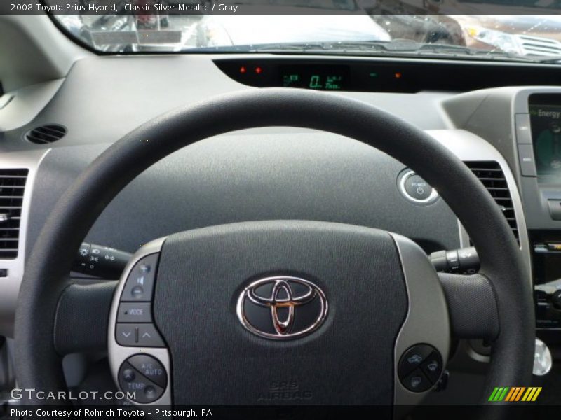 Classic Silver Metallic / Gray 2008 Toyota Prius Hybrid