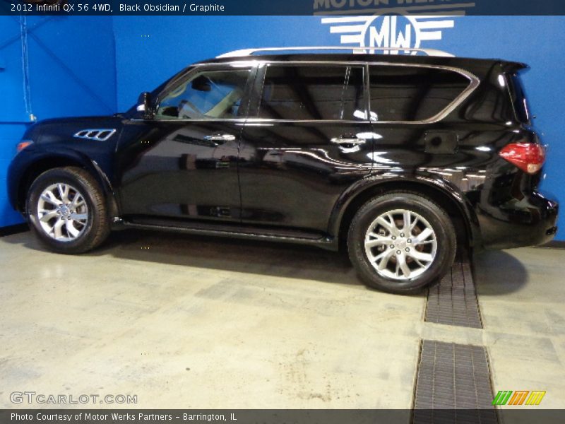 Black Obsidian / Graphite 2012 Infiniti QX 56 4WD