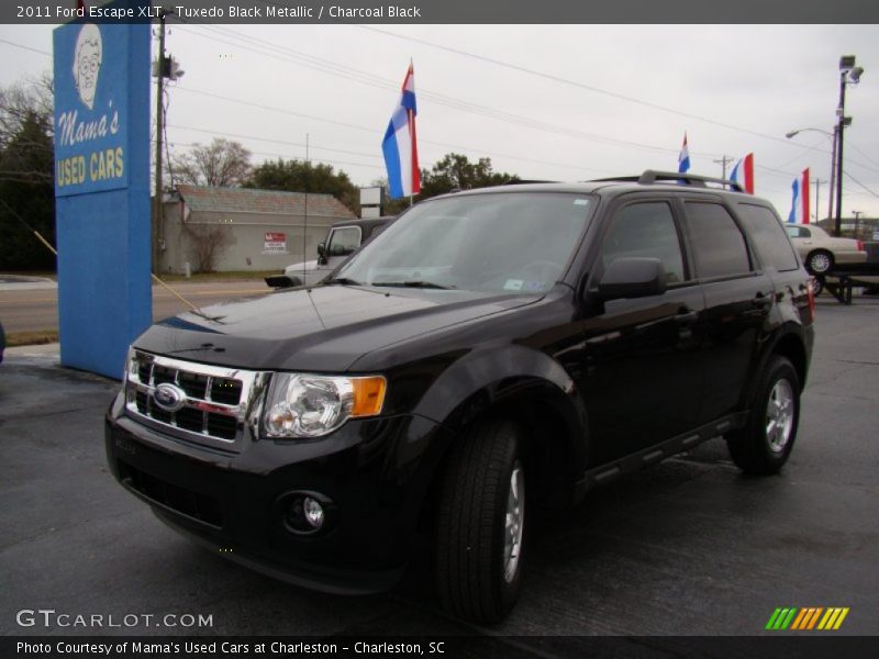 Tuxedo Black Metallic / Charcoal Black 2011 Ford Escape XLT