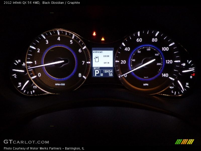 Black Obsidian / Graphite 2012 Infiniti QX 56 4WD