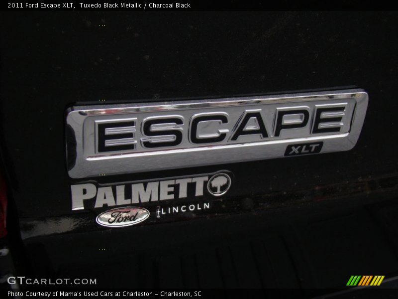 Tuxedo Black Metallic / Charcoal Black 2011 Ford Escape XLT