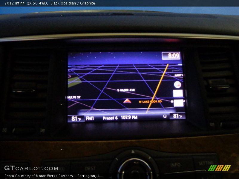 Black Obsidian / Graphite 2012 Infiniti QX 56 4WD