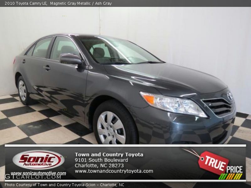 Magnetic Gray Metallic / Ash Gray 2010 Toyota Camry LE