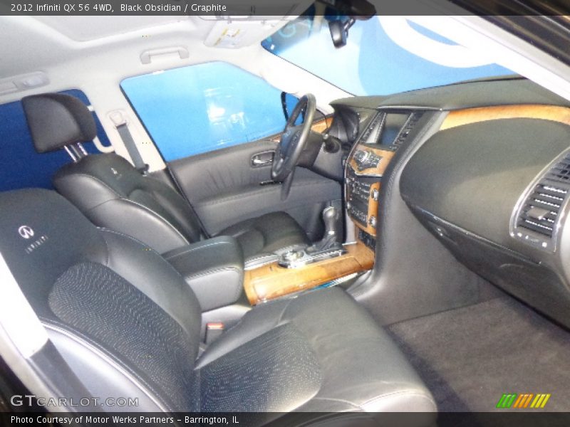 Black Obsidian / Graphite 2012 Infiniti QX 56 4WD
