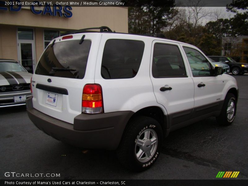 Oxford White / Medium Graphite Grey 2001 Ford Escape XLT V6