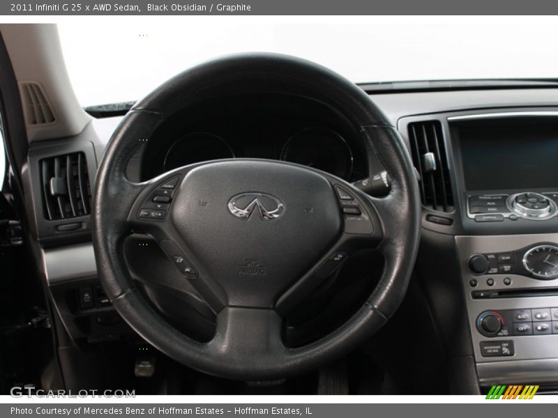Black Obsidian / Graphite 2011 Infiniti G 25 x AWD Sedan