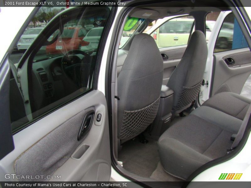 Oxford White / Medium Graphite Grey 2001 Ford Escape XLT V6