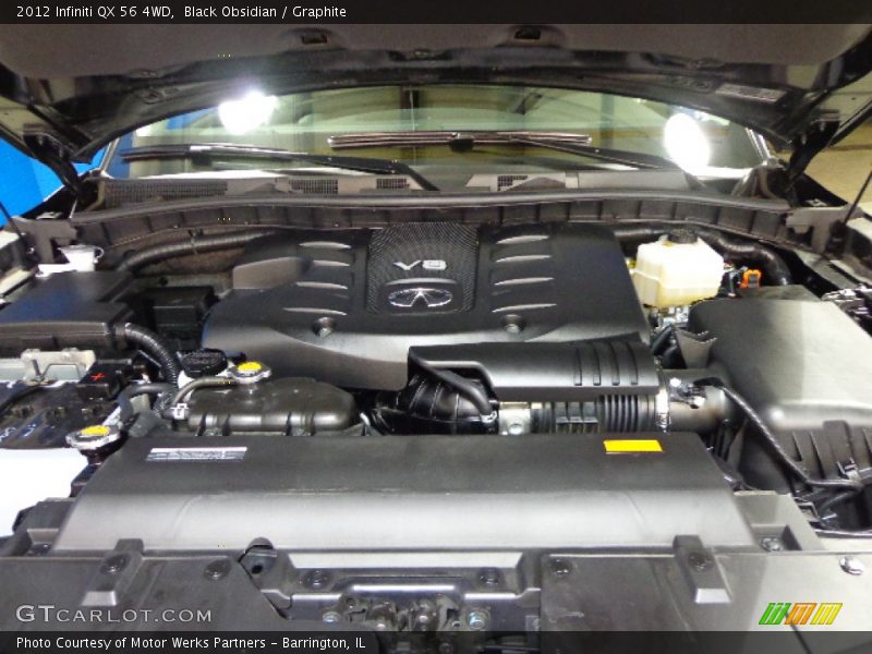 Black Obsidian / Graphite 2012 Infiniti QX 56 4WD