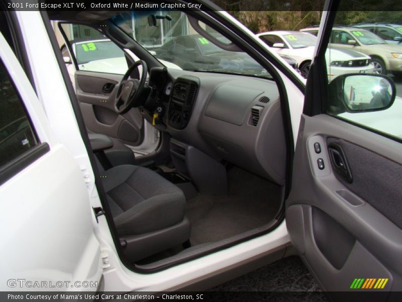 Oxford White / Medium Graphite Grey 2001 Ford Escape XLT V6