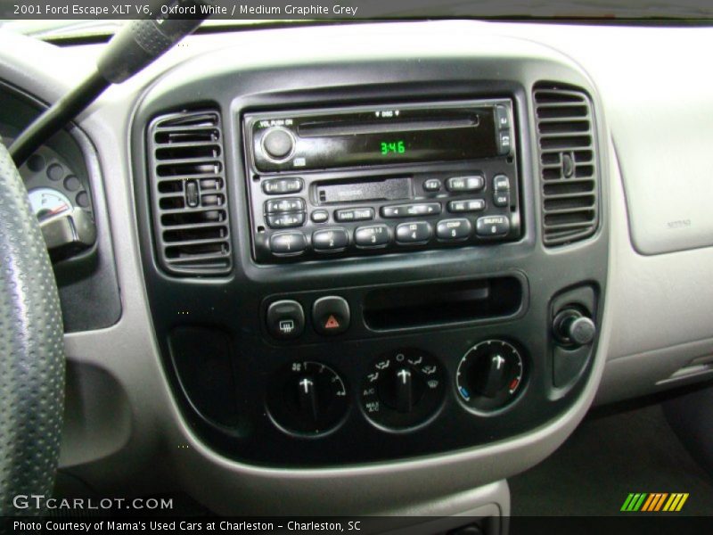 Oxford White / Medium Graphite Grey 2001 Ford Escape XLT V6