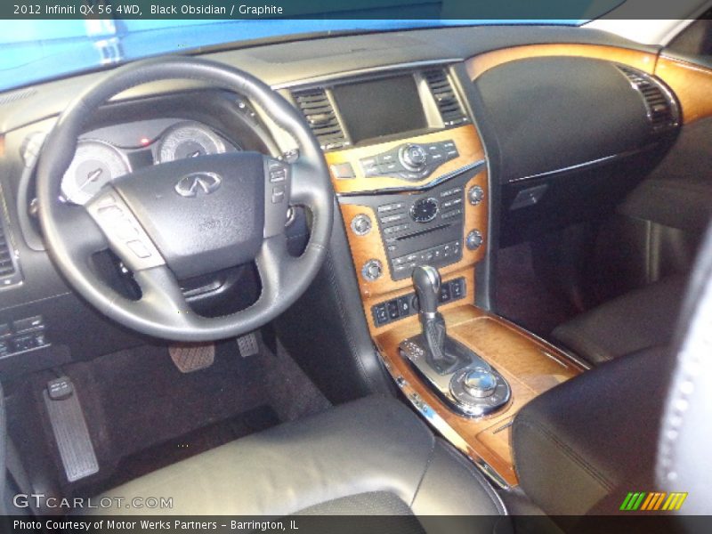 Black Obsidian / Graphite 2012 Infiniti QX 56 4WD