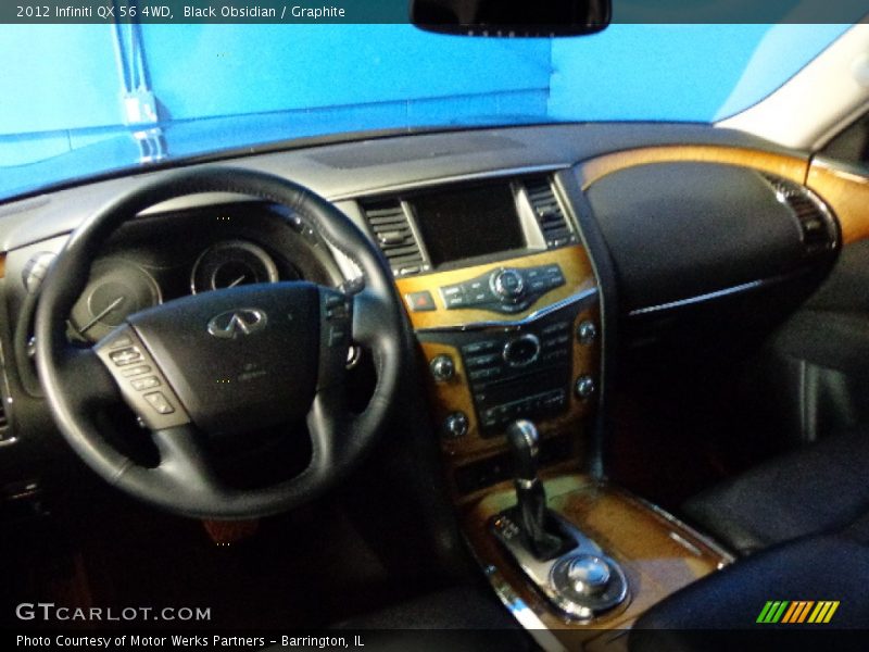 Black Obsidian / Graphite 2012 Infiniti QX 56 4WD