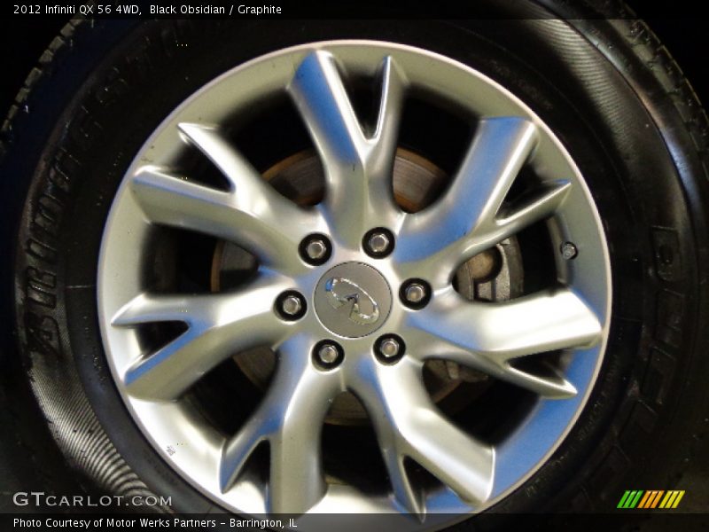 Black Obsidian / Graphite 2012 Infiniti QX 56 4WD
