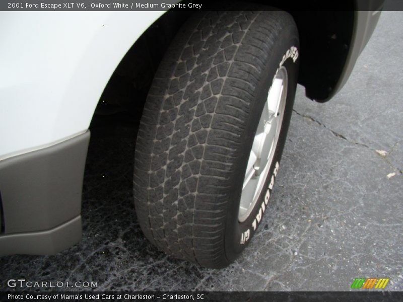 Oxford White / Medium Graphite Grey 2001 Ford Escape XLT V6