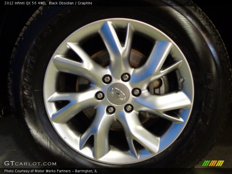 Black Obsidian / Graphite 2012 Infiniti QX 56 4WD