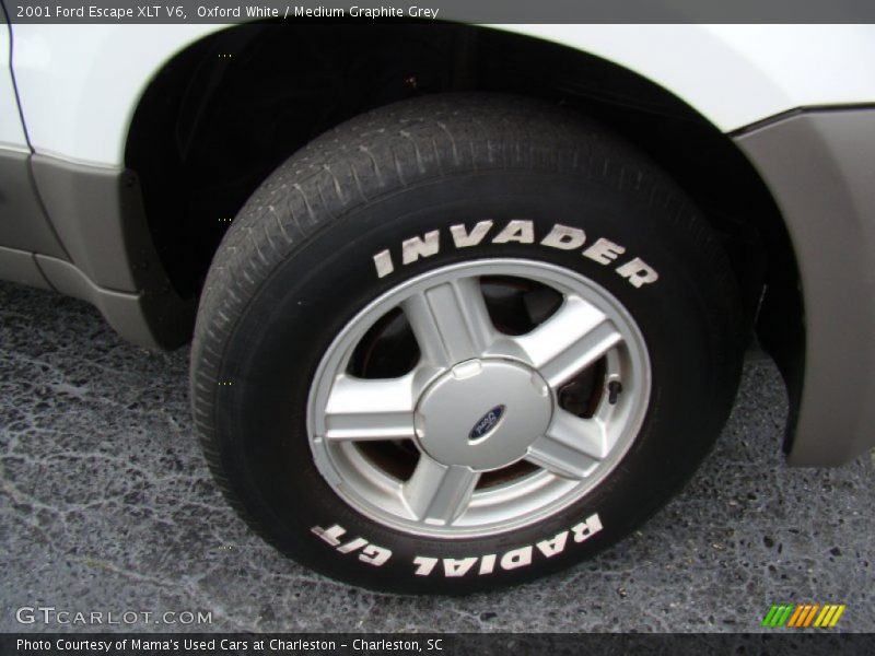 Oxford White / Medium Graphite Grey 2001 Ford Escape XLT V6