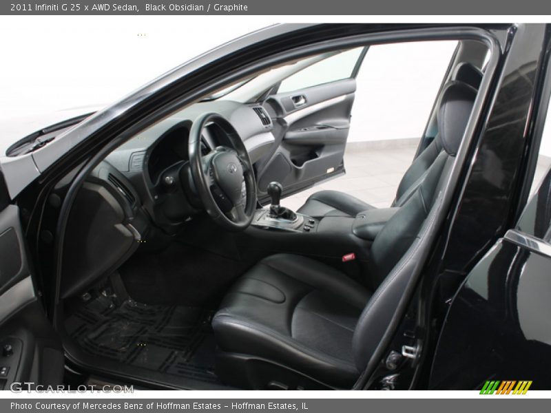 Black Obsidian / Graphite 2011 Infiniti G 25 x AWD Sedan