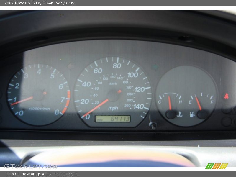 Silver Frost / Gray 2002 Mazda 626 LX