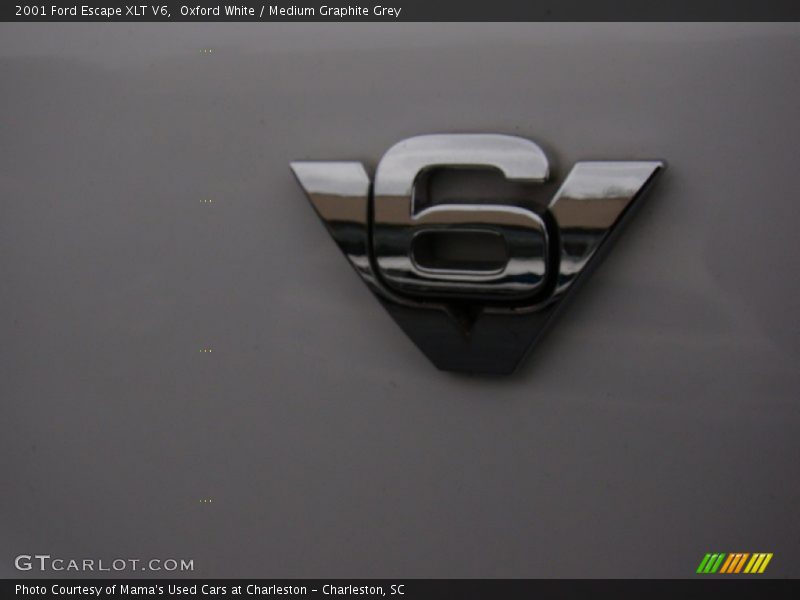 Oxford White / Medium Graphite Grey 2001 Ford Escape XLT V6