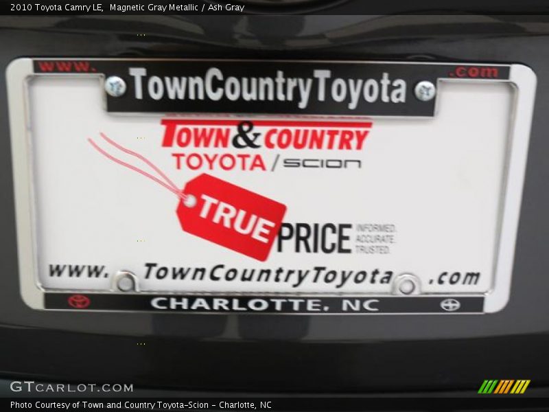 Magnetic Gray Metallic / Ash Gray 2010 Toyota Camry LE