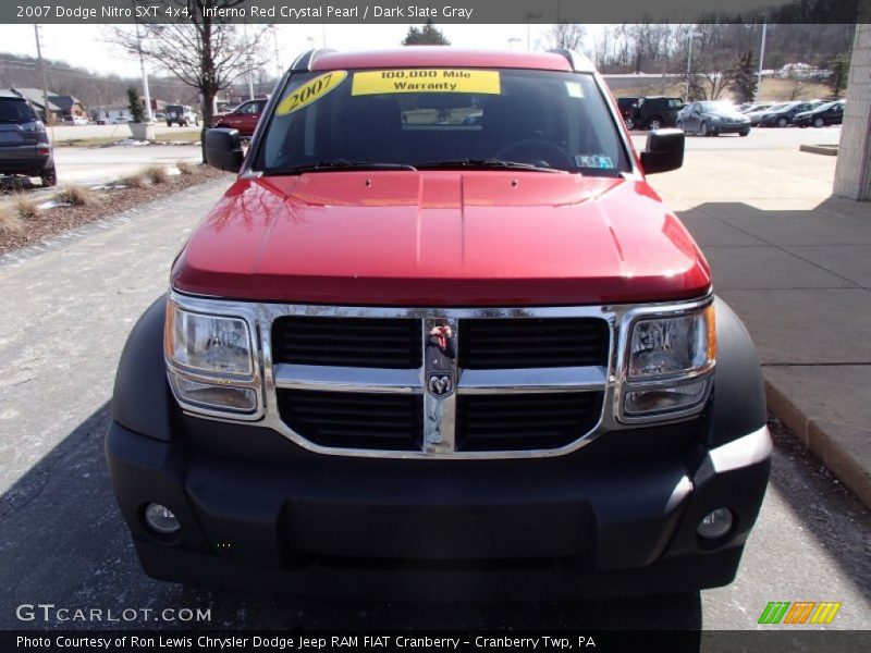 Inferno Red Crystal Pearl / Dark Slate Gray 2007 Dodge Nitro SXT 4x4