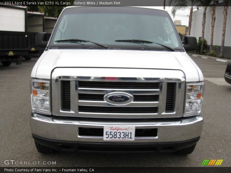 Oxford White / Medium Flint 2011 Ford E Series Van E250 XL Cargo