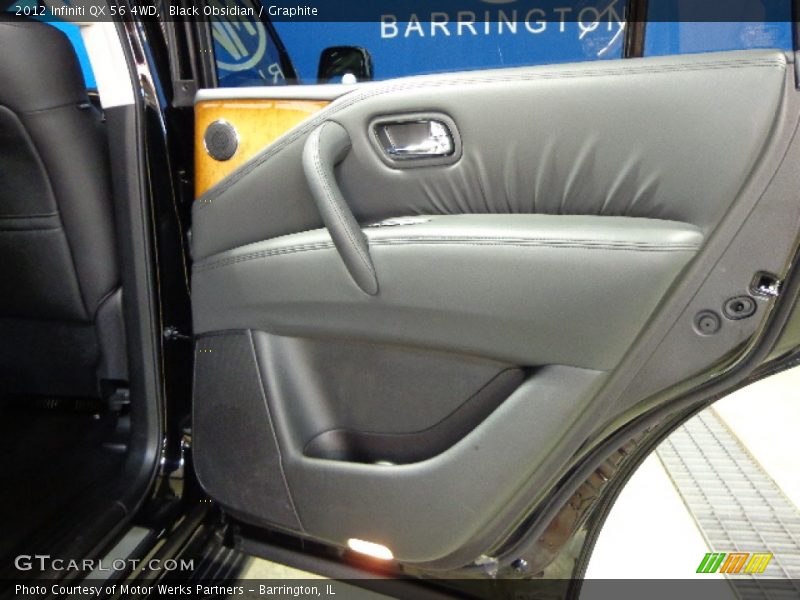 Black Obsidian / Graphite 2012 Infiniti QX 56 4WD