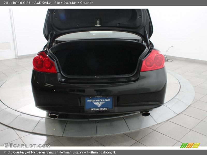 Black Obsidian / Graphite 2011 Infiniti G 25 x AWD Sedan
