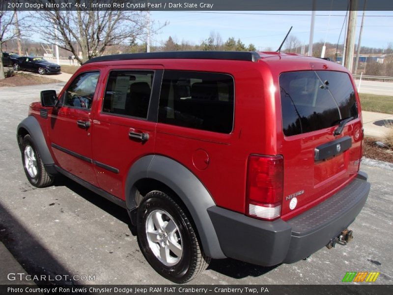 Inferno Red Crystal Pearl / Dark Slate Gray 2007 Dodge Nitro SXT 4x4