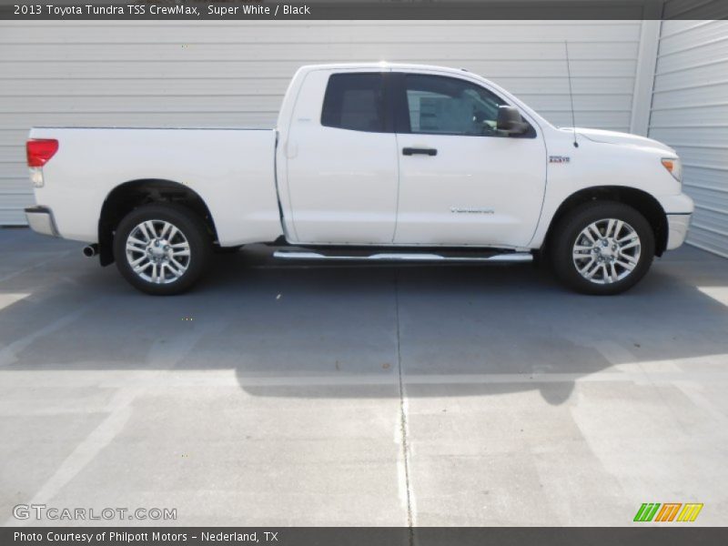 Super White / Black 2013 Toyota Tundra TSS CrewMax