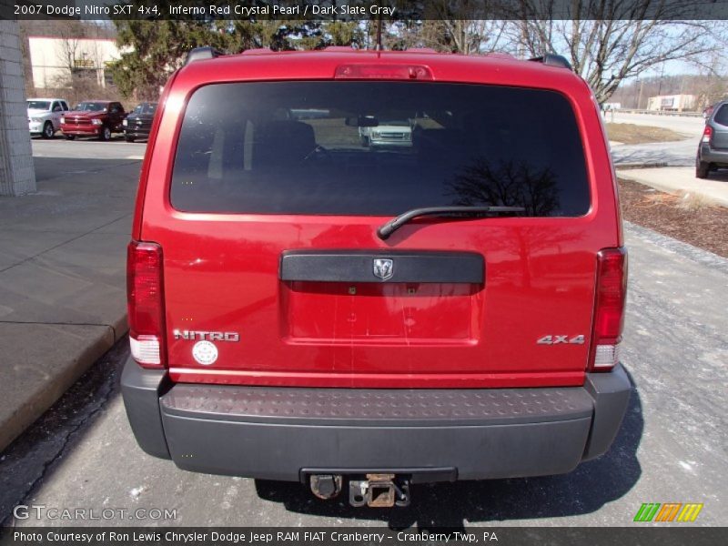 Inferno Red Crystal Pearl / Dark Slate Gray 2007 Dodge Nitro SXT 4x4