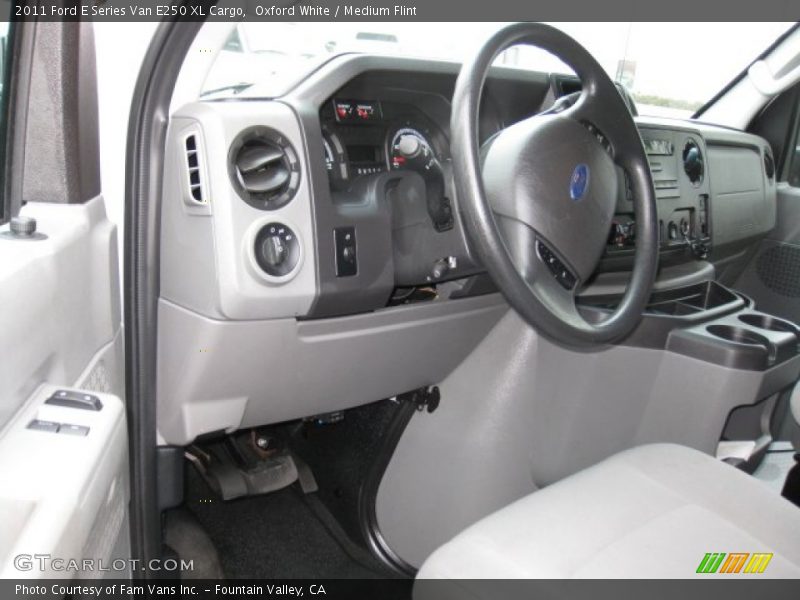 Oxford White / Medium Flint 2011 Ford E Series Van E250 XL Cargo