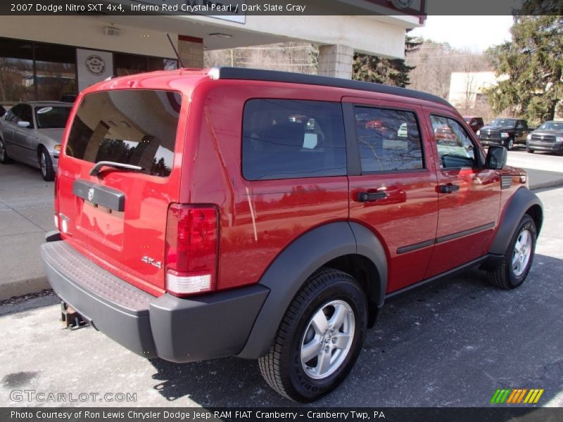 Inferno Red Crystal Pearl / Dark Slate Gray 2007 Dodge Nitro SXT 4x4