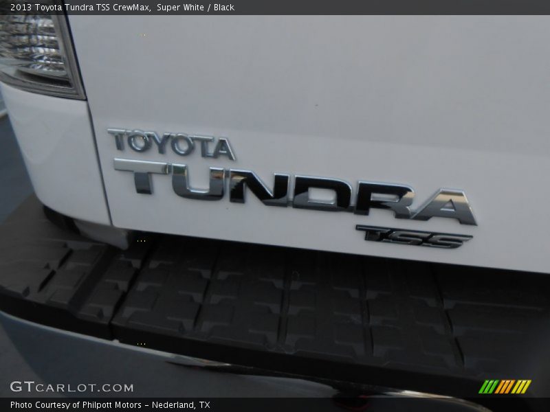 Super White / Black 2013 Toyota Tundra TSS CrewMax