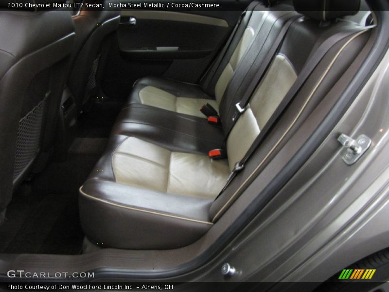 Rear Seat of 2010 Malibu LTZ Sedan