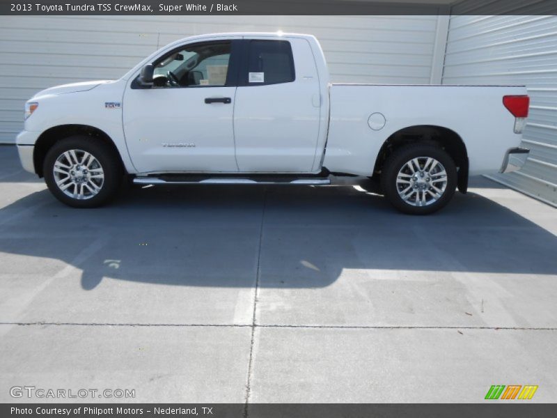 Super White / Black 2013 Toyota Tundra TSS CrewMax