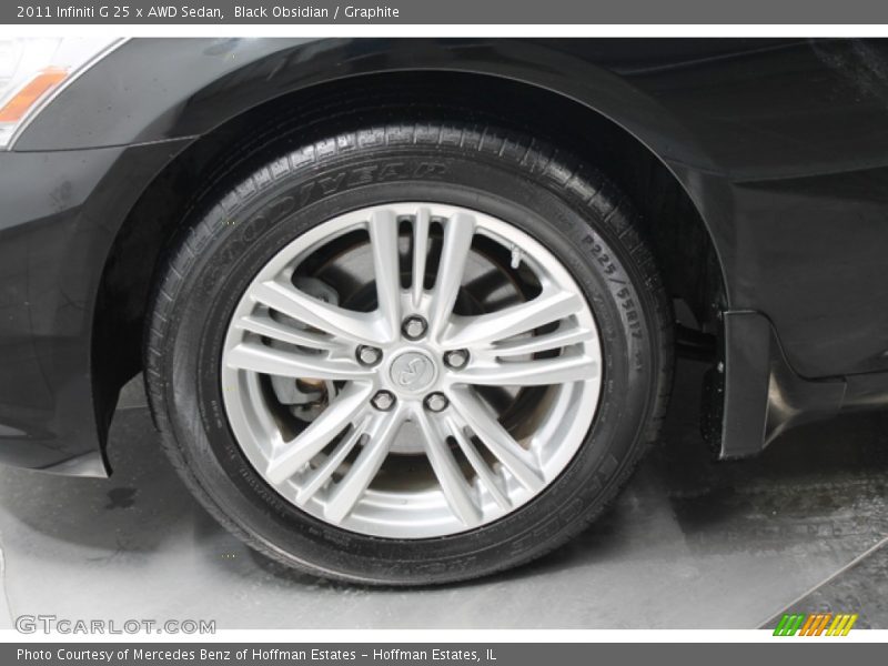 Black Obsidian / Graphite 2011 Infiniti G 25 x AWD Sedan