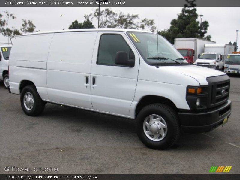 Oxford White / Medium Flint 2011 Ford E Series Van E150 XL Cargo