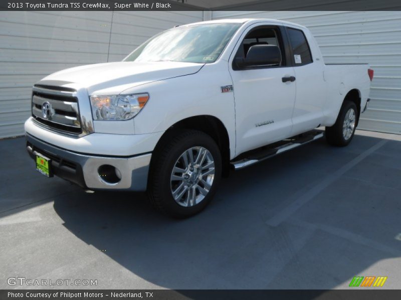 Super White / Black 2013 Toyota Tundra TSS CrewMax