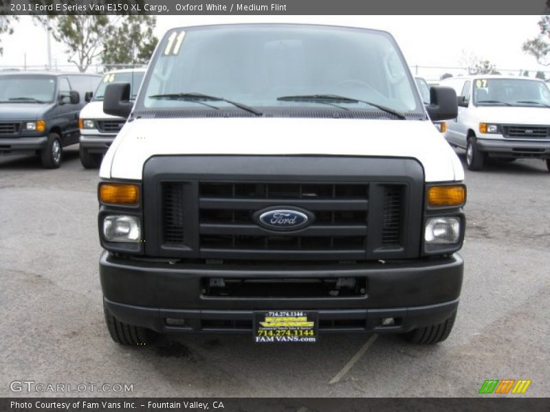 Oxford White / Medium Flint 2011 Ford E Series Van E150 XL Cargo